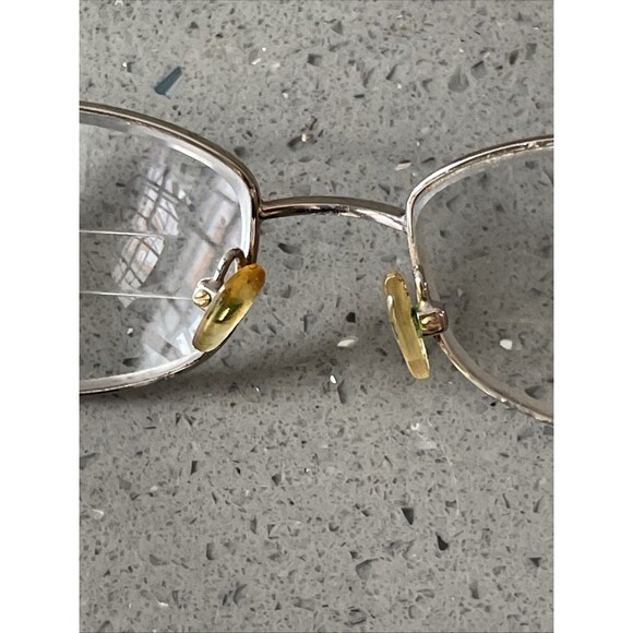 Joan Collins 9731 Gold Brown Eyeglasses FRAMES ONLY 52-16-135 oval full rim - Picture 12 of 16